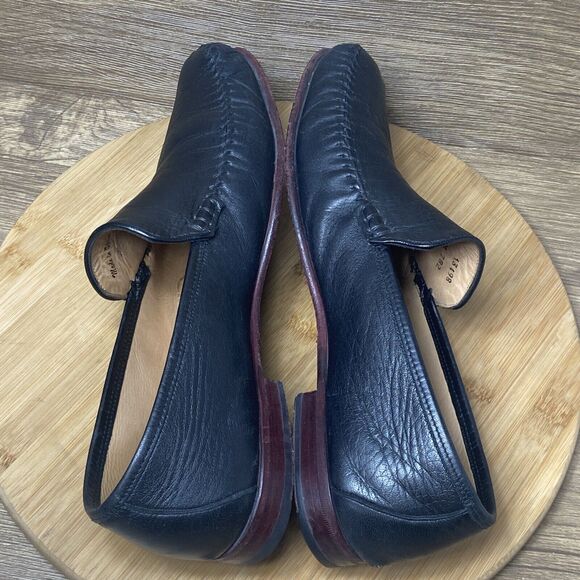 Mezlan Platinum Black Alligator Leather Loafers Dress Shoes Men's Size 9.5 - Picture 9 of 11